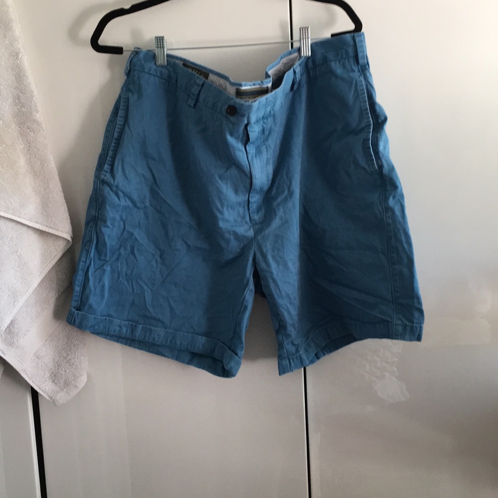 Orvis Khaki Shorts Blue